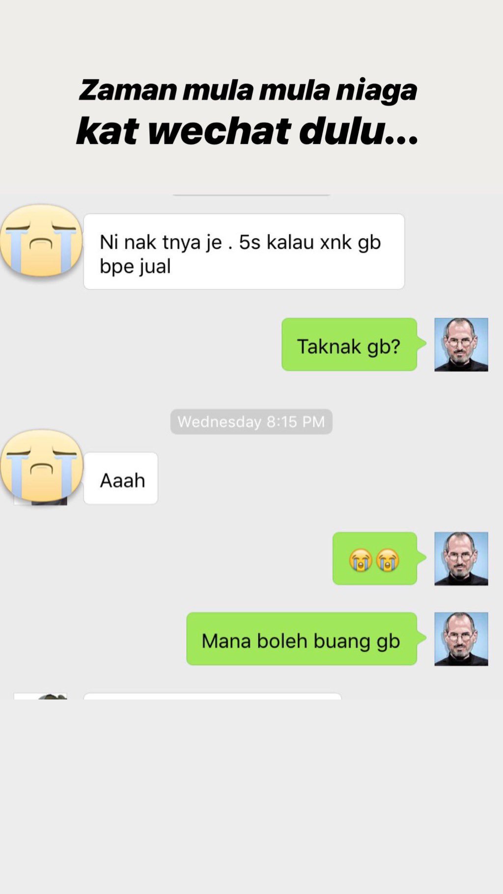 Twitter/Pojoo_ 'Nak iPhone, tapi tak nak Phone'